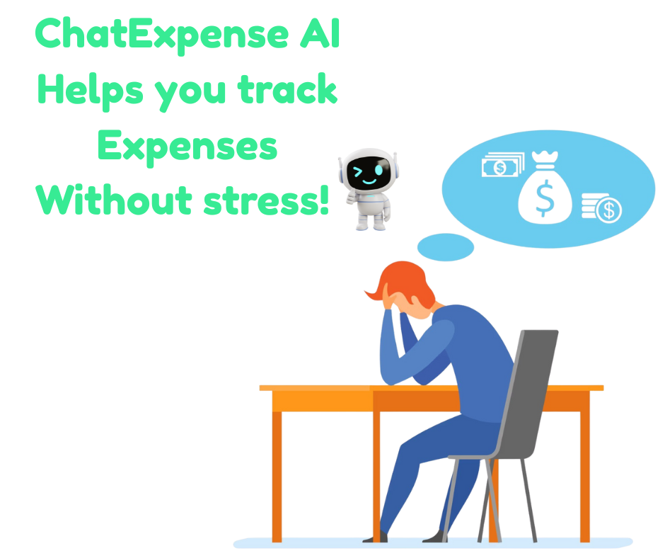 Illustration: Managing daily expenses with ChatExpense AI app